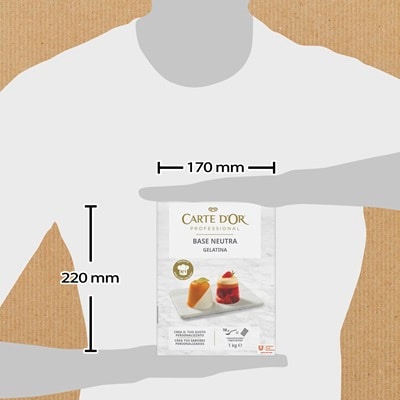 Carte d’Or Base Neutra Gelatina caja 1kg - Nueva Textura Gelatinosa de Carte d'Or, rápida gelificación en tan sólo un paso